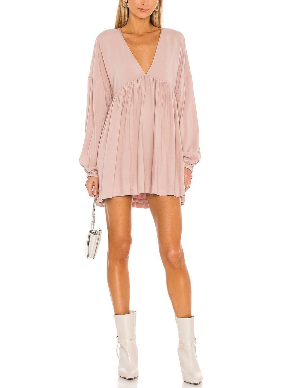 Tularosa Flowy Light Mauve Lara Tunic Dress Size XXS